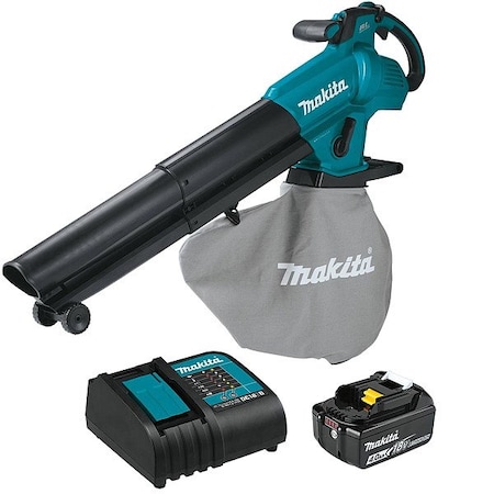 LXT® Battery Powered Leaf Blower, Vacuum & Mulcher Kit, 215 cfm, 143 mph, Battery Included MPN:XBU07SM1