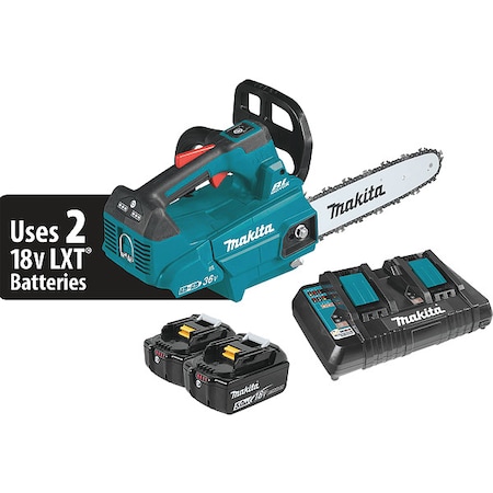 14 in L Cordless Battery-Powered Chainsaw Kit, 18 V, 5.0Ah, Battery Included MPN:XCU08PT