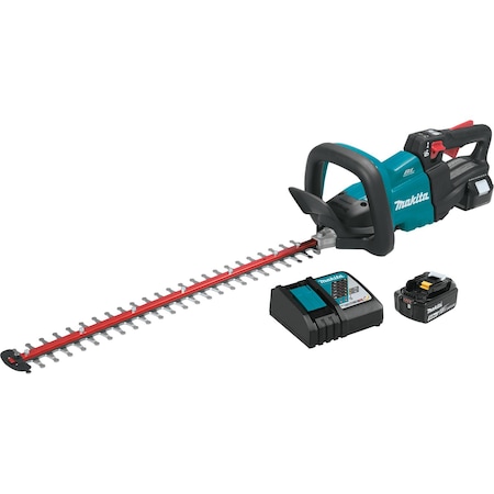 Cordless Battery-Powered Hedge Trimmer Kit, Double-Sided 24 in L Blade, Cordless, 18 V MPN:XHU07T