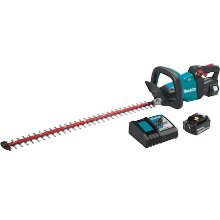 Cordless Battery-Powered Hedge Trimmer Kit, Double-Sided 30 in L Blade, Cordless, 18 V MPN:XHU08T