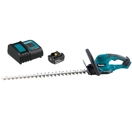 Cordless Battery-Powered Hedge Trimmer Kit, Double-Sided 24 in L Blade MPN:XHU10SM1