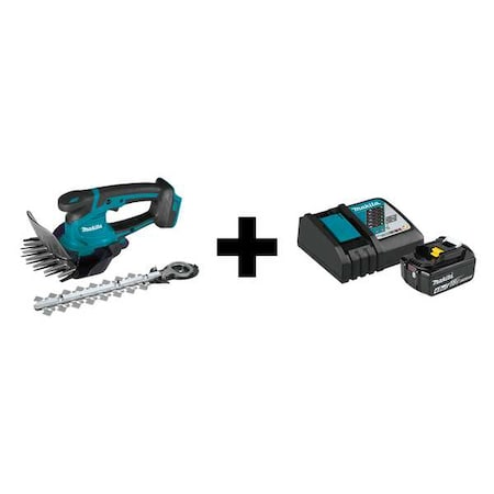 Grass Shears, 6-5/16 in Cut Cap, Non-Electrolyzed Nickel Plated 8 in L Blade, Bare Tool MPN:XMU04ZX + BL1840BDC1