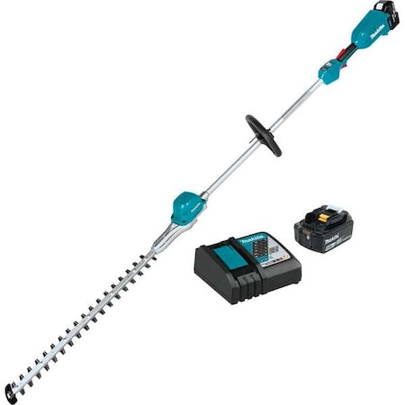 Cordless Battery-Powered Hedge Trimmer Kit, Double-Sided 24 in L Blade, 18V Electric, 18 V MPN:XNU02T