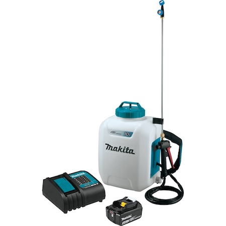 2 5/8 gal Backpack Sprayer, 5 9/16 ft L Hose, Cordless, Includes Battery/Charger MPN:XSU01SM1