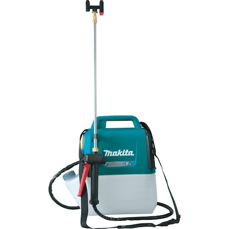1 5/16 gal Backpack Sprayer, 5 9/16 ft L Hose, 27 in L Wand, Jet/ Mist Nozzle Spray Pattern MPN:XSU03Z