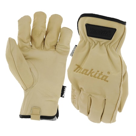 Genuine Leather Cow Driver Gloves, L MPN:T-04195