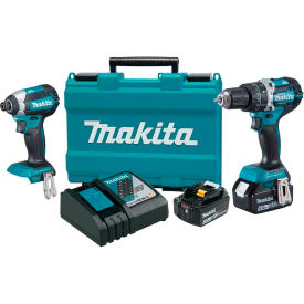 Makita® XT269M 18V Brushless Cordless Hammer Drill & Impact Driver Combo Kit 4.0Ah XT269M