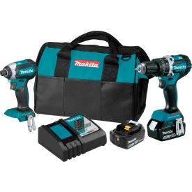 Makita® LXT® Cordless 2-Pc. Combo Kit 5.0Ah 18V Lithium-Ion Brushless 530ft lbsTorque XT269T