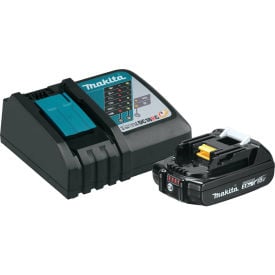 Makita® LXT® Compact Power Tool Battery & Rapid Charger Starter Pk 2.0Ah Li-Ion 18V BL1820BDC1