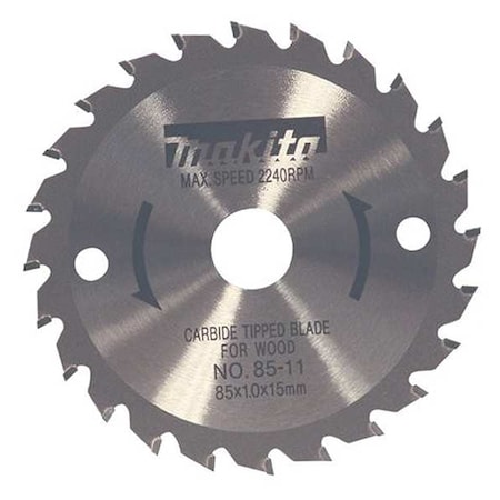 Circular Saw Blade, 3 3/8 in, 24 Teeth MPN:721005-A