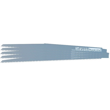 12 in x 6 TPI Reciprocating Saw Blade, MAKITA 5 PK MPN:723051-A-5