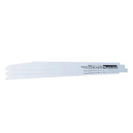 12 in x 6 TPI Reciprocating Saw Blade, MAKITA, 1 PK MPN:723074-A-3