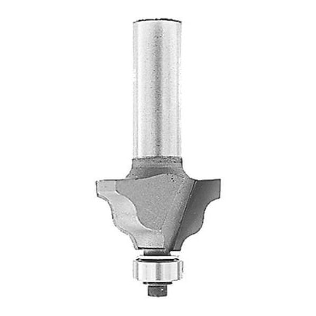 Router Bit, Wavy Edge, 2 Flute, 1/4