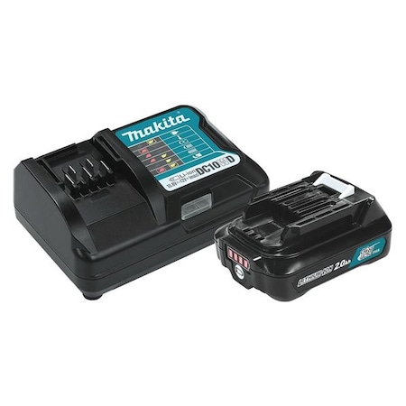 Battery and Charger Kit, 2 Ah, Li-Ion MPN:BL1021BDC1