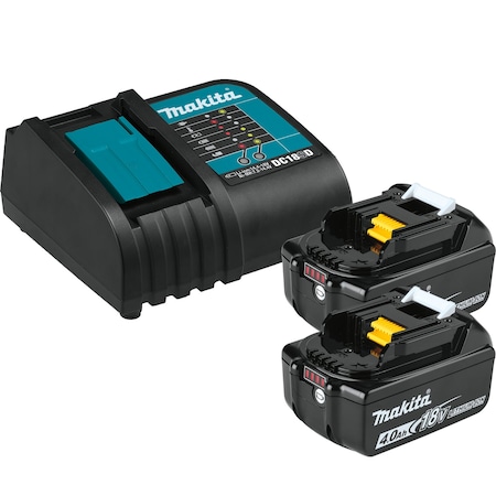 Battery and Charger Kit, 4 Ah, Li-Ion MPN:BL1840BSC2