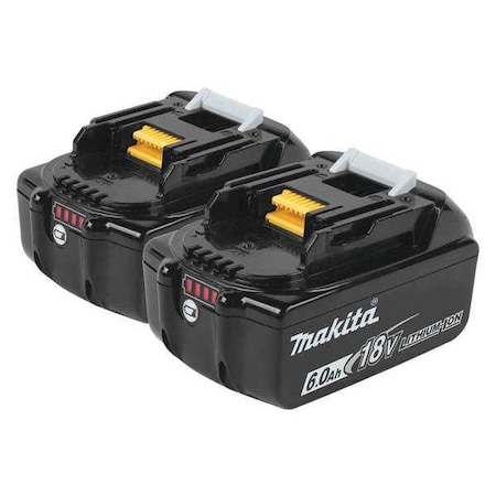 18V LXT 6.0Ah Battery, 2/pk MPN:BL1860B-2