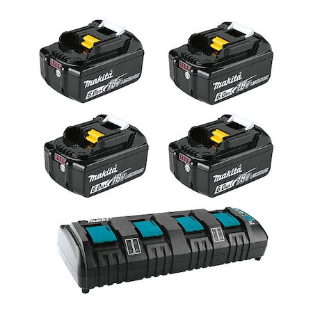 Battery and Charger Combo MPN:BL1860B-4 + DC18SF
