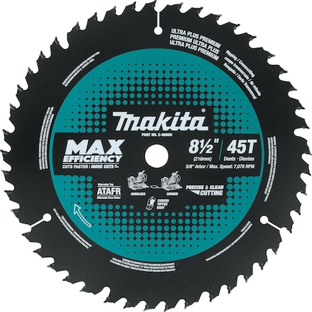 Max Efficiency Carbide Tipped, 8-1/2