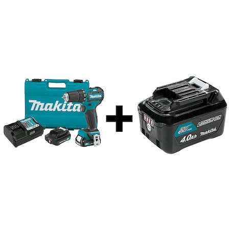 12V max CXT Cordless Drill/Driver, 3/8 in, 12 V DC MPN:FD07R1 + BL1041B