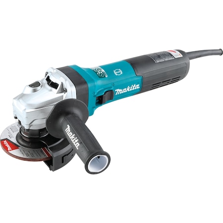SJSII Angle Grinder, Corded, High-Power, 4-1/2 in, w/ Brake, 15A, Variable Speed 2, 800–11, 500 RPM MPN:GA4591