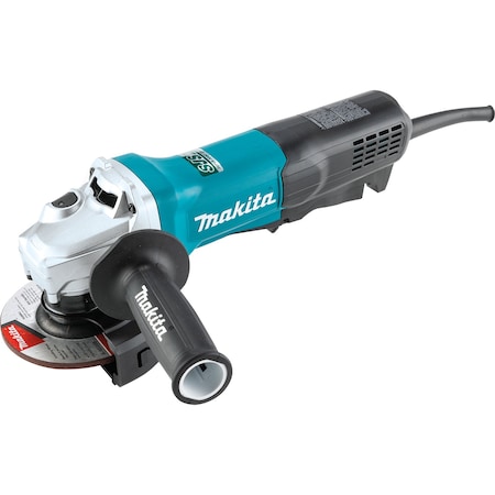 SJSII Angle Grinder, Corded, High-Power, 4-1/2 in, Paddle Switch, 15A, 11, 500 RPM MPN:GA4595