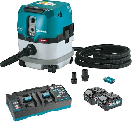 Cordless Dry Dust Extractor, 67 dBA, 40 V MPN:GCV02PMU