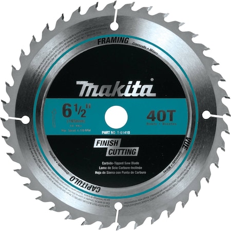 Carbide-Tipped Circular Saw Blade, 40T MPN:T-01410