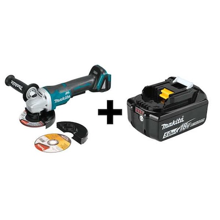 18V LXT Cut-Off/Angle Grinder Bundle, Brushless Cordless, 4-1/2 to 5 in, Paddle-Switch MPN:XAG11Z/BL1850B