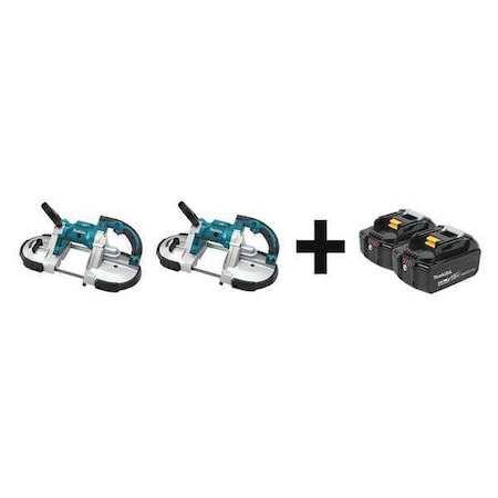 Portable Band Saw Kit, 18V DC, 44 7/8 in Blade Length MPN:XBP02Z, XBP02Z + BL1840B-2