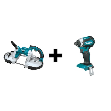 Portable Band Saw, 18V, w/Impact Driver MPN:XBP02Z + XDT13Z