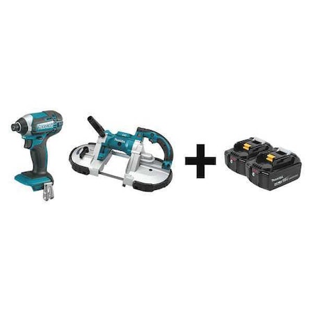 Cordless Combo Kit, 18.0 V, 2 Tools, 2 Batt MPN:XDT11Z, XBP02Z + BL1840B-2