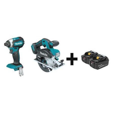 Cordless Combo Kit, 18.0 V, 2 Tools, 2 Batt MPN:XDT13Z, XSC02Z + BL1840B-2