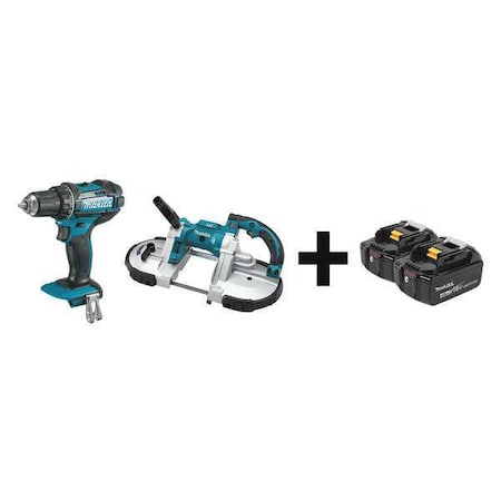 Cordless Combo Kit, 18.0 V, 2 Tools, 2 Batt MPN:XFD10Z, XBP02Z + BL1840B-2