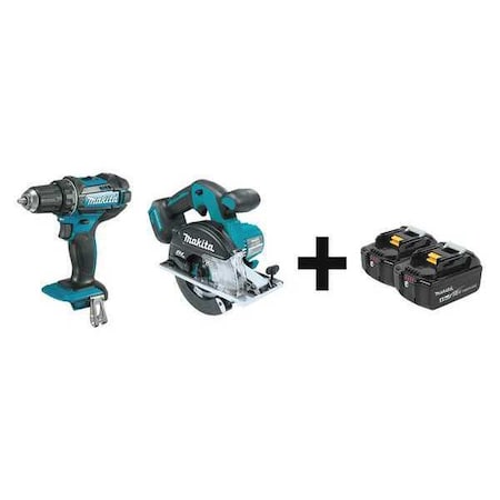 Cordless Combo Kit, 18.0 V, 2 Tools, 2 Batt MPN:XFD10Z, XSC02Z + BL1840B-2
