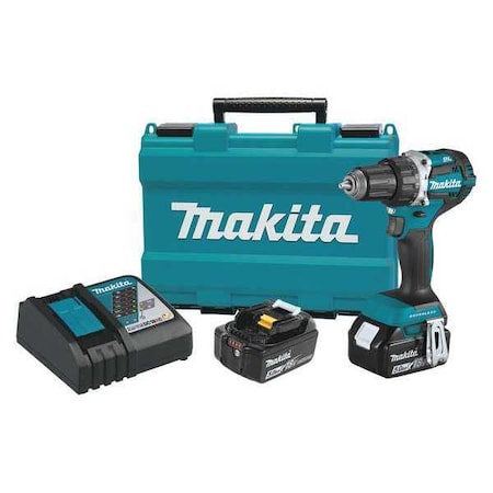 18V LXT Drill Kit, 1/2 in, 18 V DC, Battery Included Cordless Drill MPN:XFD12T