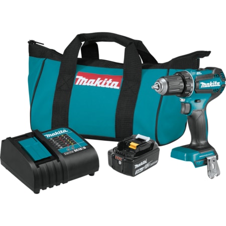 18V LXT Drill Kit, 1/2 in, 18 V DC, Cordless Drill MPN:XFD131