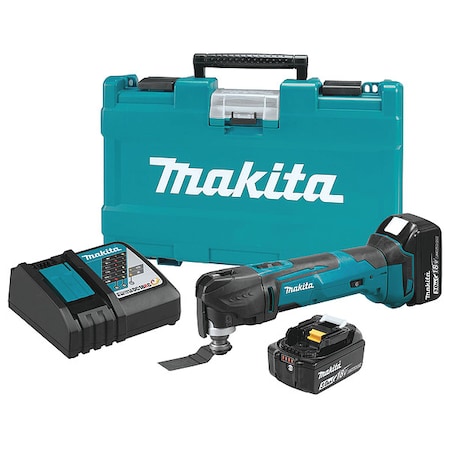 Oscillating Tool Kit, 18V, Cordless, 3.2 Degrees Oscillation Angle, LXT Series MPN:XMT035