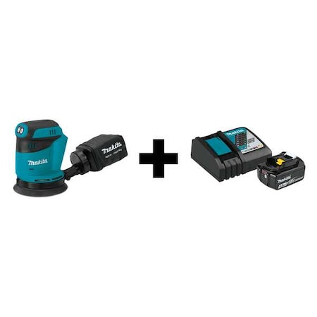 Cordless Sander, 6 7/8 in, 3.1 lb MPN:XOB01Z + BL1840BDC1