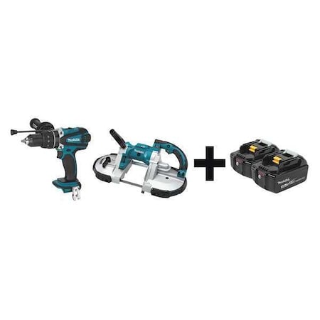 Cordless Combo Kit, 18.0 V, 2 Tools, 2 Batt MPN:XPH03Z, XBP02Z + BL1840B-2