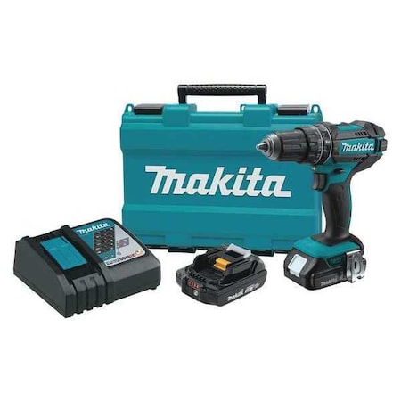 18.0 V Hammer Drill, Battery Included, 1/2 in Chuck MPN:XPH10R