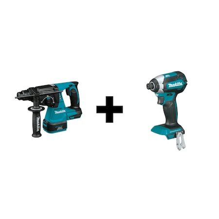 Cordless Rotary Hammer Drill, w/Impact MPN:XRH01Z + XDT13Z