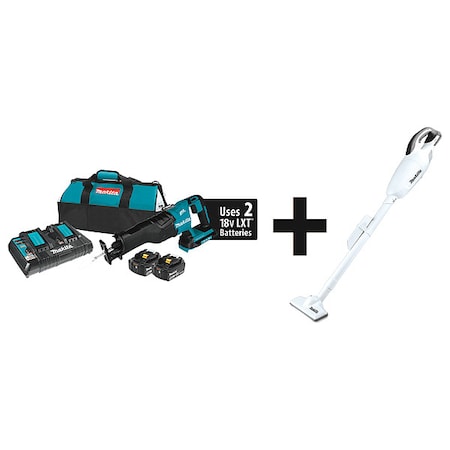 Reciprocating Saw Kit, 36VDC MPN:XRJ06PT + XLC02ZW
