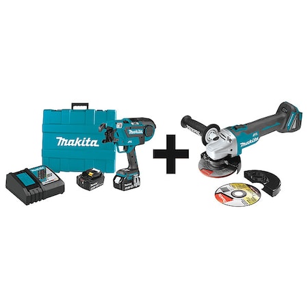 Rebar Tying Tool Kit, 18.0VDC, 21 ga. Wire MPN:XRT01TK + XAG04Z