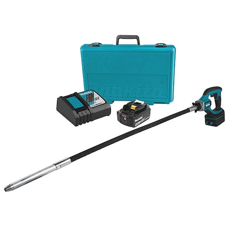 18V LXT 4' Concrete Vibrator Kit (5.0Ah) MPN:XRV01T