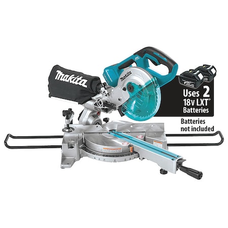 Cordless Miter Saw, 7 1/2 in Blade Dia., Max Blade Speed: 5, 700 RPM 5/8 in Arbor Size MPN:XSL02Z