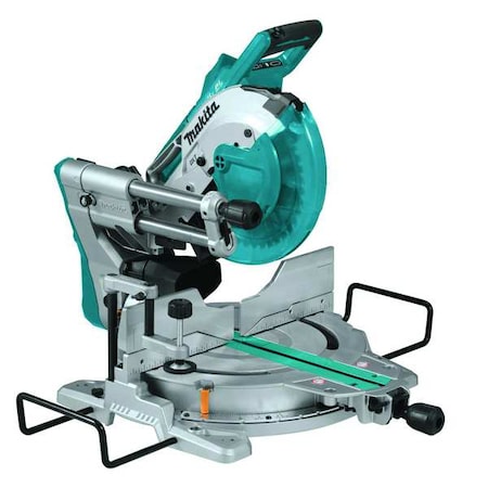 Cordless Miter Saw, 10 in Blade Dia., Max Blade Speed: 4, 400 RPM 5/8 in Arbor Size MPN:XSL06Z