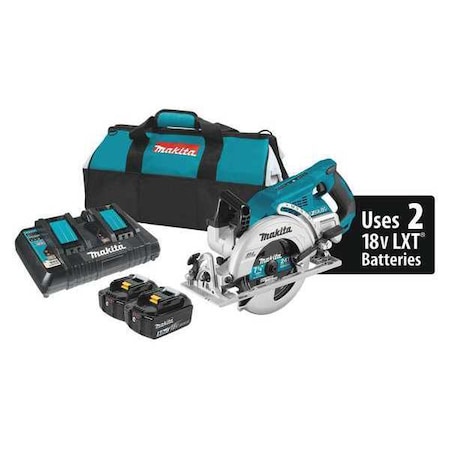 36V (18V X2) LXT BL Rear Handle 7-1/4 in Circular Saw Kit (5.0Ah) MPN:XSR01PT