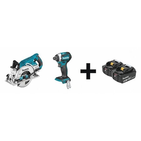 Cordless Combination Kit, 18.0V, 2 Tools MPN:XSR01Z - XDT14Z + BL1840B-2