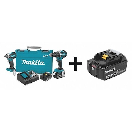 Cordless Combination Kit, 2 Tools, 18V DC MPN:XT269M + BL1850B