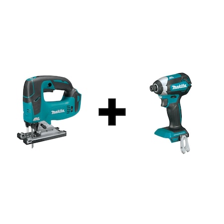 Cordless Jig Saw, 18V, w/Impact MPN:XVJ02Z + XDT13Z